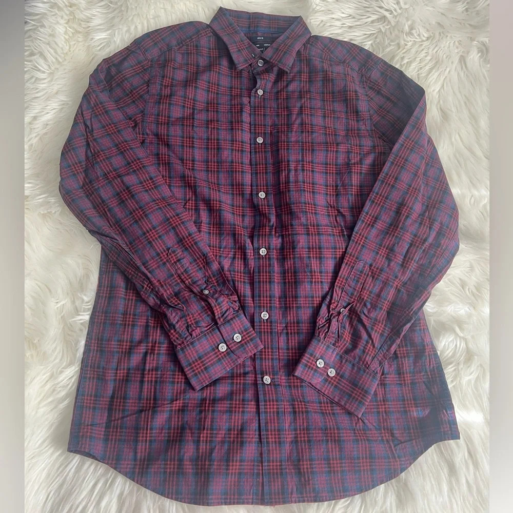Gap Men’s Slim Fit Button Up Shirt Size Large